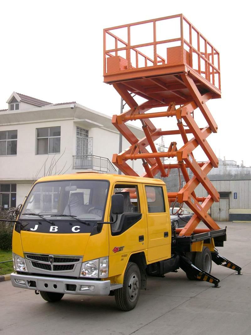 Truck mounted scissor lift